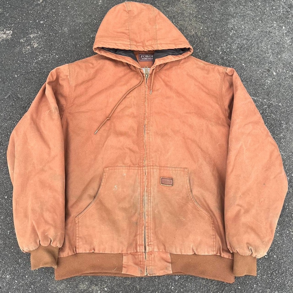 Vintage 1990s Clay Brown Forge Carhartt Like Jacket size XL